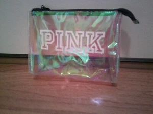 PINK Toiletry Cosmetic Travel Bag Makeup Organizer Pouch Case - Picture 1 of 2