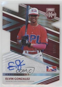 2020 Elite Extra Edition Aspirations Die-Cut Signatures /30 Elvin Gonzalez Auto