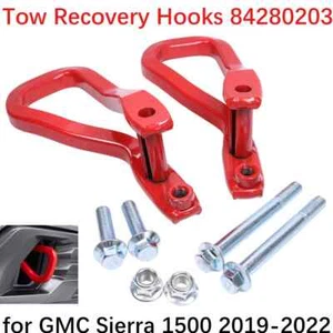 Front Tow Recovery Hooks w/ Bolts For GMC Sierra 1500 2019-2022 84280203 - Bild 1 von 15