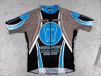 Jersey de ciclismo Sugoi adulto 2XL XXL azul gris cremallera completa Mona Vie Acai manga corta Foto 1 de 4