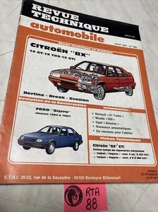 Citroën Bx 19GT 19TRS 19GTi Revisión Automoción RTA BX19 Gt Trs Gti - Imagen 1 de 12