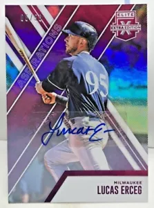 Lucas Erceg 2017 Panini Elite Extra Edition Aspirations PURPLE Autograph Auto/50 - Picture 1 of 2