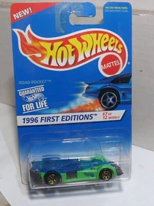 1996 First Edition Hotwheels Variation Card # 396 Should Be # 371 Rocket Shot - Picture 1 of 3