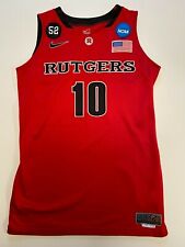 RUTGERS Women's Basketball Game Worn Jersey 2010-11 Nike Eric Legrand Patch NCAA