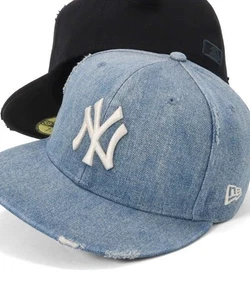 New Era 59Fifty Damaged Series New York Yankees Washed Denim 2 Farben 14388855 - Bild 1 von 12