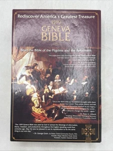 1599 Geneva Study Bible Tolle Lege Press Black Bonded Leather LIKE NEW - Imagen 1 de 14