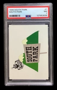 1998 comic images #1 south park rc; logo header card PSA 7  (1ST CARD EVER) - Picture 1 of 3