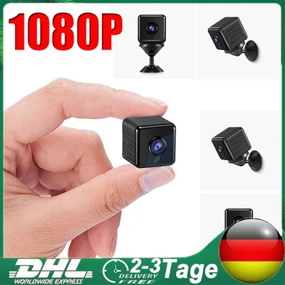 Mini WLAN Kamera Wireless IP Wifi Camera 1080P HD Überwachungkamera Live Cam Neu - Bild 1 von 4