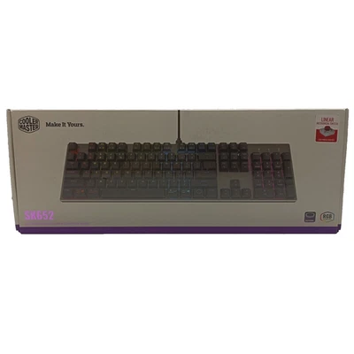 Tastatur CoolerMaster SK652 RGB Low Profile Switch Red IT Layout - Bild 1 von 3