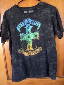 Guns N Rose T-Shirt - Etikett liest Large - wirklich Medium - gut getragen - beschädigt - Bild 1 von 6