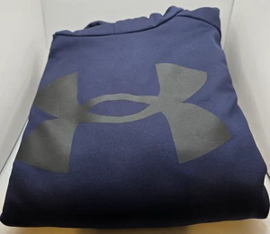 Under Armour Big Logo Fleece Long Sleave Hoodie Men's Large - Picture 1 of 8
