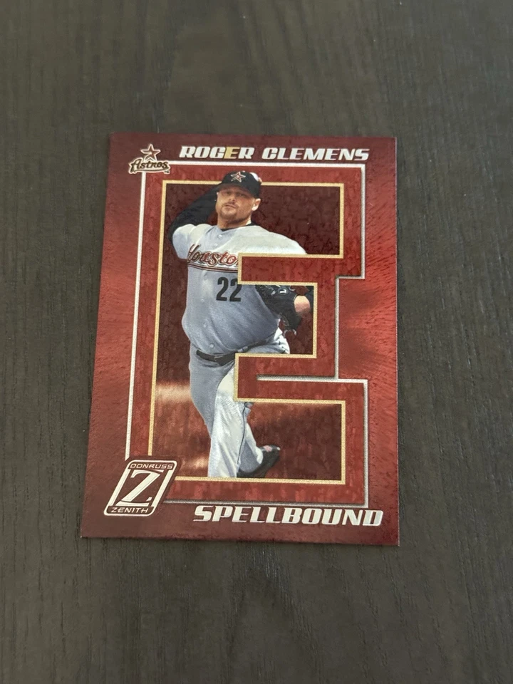2005 Donruss Zenith Spellbound E #S-8 ROGER CLEMENS Houston Astros Baseball Card - Image 1 of 2