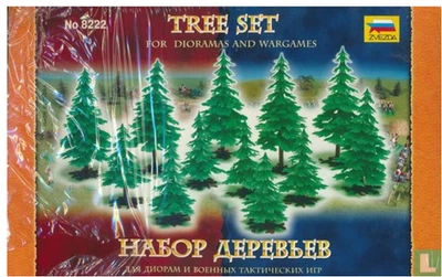 Juego de árboles miniaturas históricas Zvezda 1:72 Foto 1 de 2