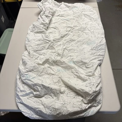 The Land of Nod Fitted Crib Sheet Crate & Barrel Dog edition 100% Cotton EUC  - Image 1 of 4