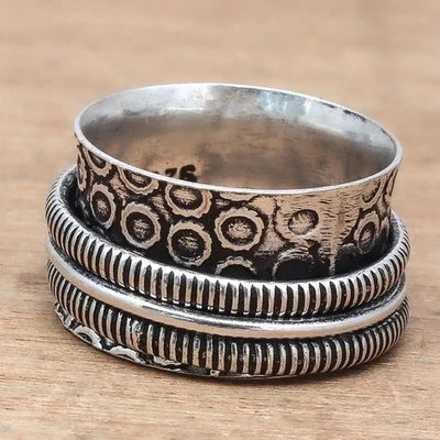 Spinner Anxiety Handmade Silver Jewelry  "7" - Image 1 of 4