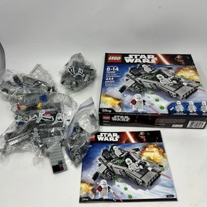 LEGO Star Wars: First Order Snowspeeder (75100) 99% no Minifigs RARE RETIRED - Picture 1 of 8