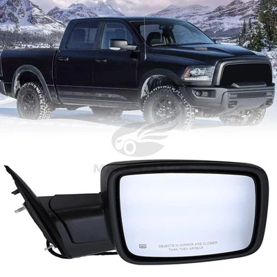 Right Side Mirror For 2013-2019 Dodge Ram 1500 Power Folding +LED Signal Light - Image 1 of 4