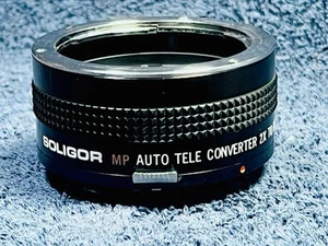 SOLIGOR AUTO TELE CONVERTER 2X TO FIT OM LENS - Picture 1 of 3