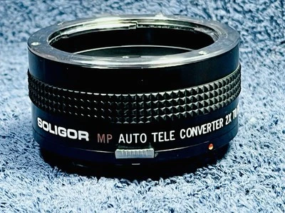 SOLIGOR AUTO TELE CONVERTER 2X TO FIT OM LENS - Image 1 of 3