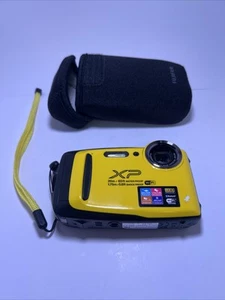 FujiFilm FinePix XP130 Waterproof Digital Camera 16.4MP - Yellow - TESTED + Case - Picture 1 of 5