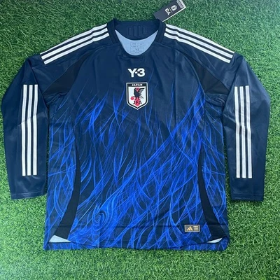 Japón 2024 Y-3 Player Issue Camiseta Manga Larga Camiseta Kit - JPN 4XL / US 2XL - Foto 1 de 4
