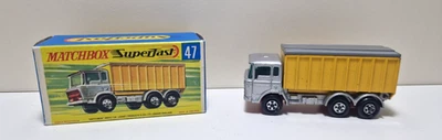 Matchbox Superfast Lesney Tipper Container Truck  no 47 OVP England - Bild 1 von 4
