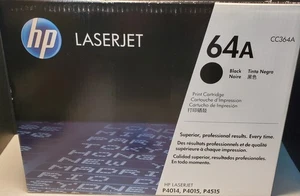 Cartucho de tóner HP 64A original negro LaserJet CC364A genuino  - Imagen 1 de 3