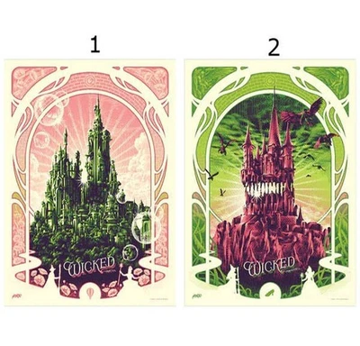 Wicked Movie Poster Broadway Musical Glinda Elphaba Film Wall Art Collectible - Image 1 of 4