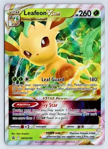 Leafeon VSTAR - JUMBO OVERSIZED SWSH: Sword & Shield Promo Cards SWSH195 NM/NP - Picture 1 of 2