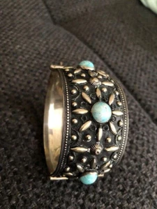 Armreif Indianerschmuck türkis - Bild 1 von 5