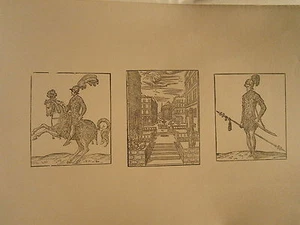 Gravurplatte Mittelalter Salomon Bernard Lyon 1540 Eingang von Henri II Roville - Bild 1 von 1