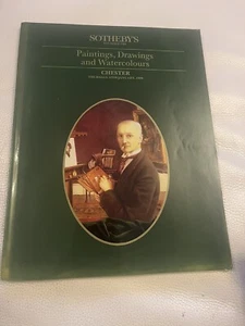 Sotheby’s Paintings Drawings & Watercolous Chester Jan 1989 Auction Catalogue - Foto 1 di 2