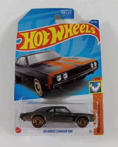 Hot Wheels '69 Dodge Charger 500, Muscle Mania, 209/250, [grau] - Bild 1 von 1