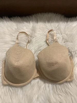 Sujetador de enfermería de maternidad de lujo privado natori 32DDD beige copas florales nuevo sin etiquetas Foto 1 de 4