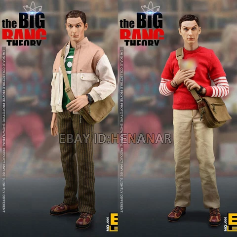 BBK BBK06 The Big Bang Theory Sheldon Two Heads 1/6 Action Figure Model Cover