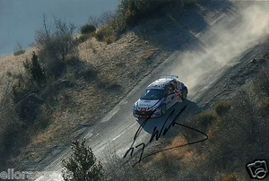 Rallyefahrer Guy Wilks handsigniertes Foto Peugeot 12x8" AA - Bild 1 von 1