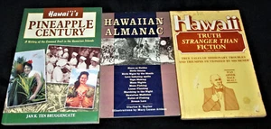 3 Bks HAWAII'S PINEAPPLE CENTURY-HAWAIIAN ALMANAC-TRUTH STRANGER THAN FICTION - Picture 1 of 12