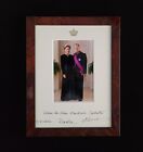 Belgien König Albert Königin Paola königliche Präsentation Foto königliches Dokument 