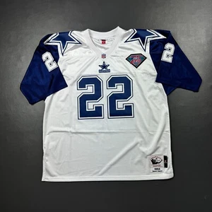 100% Authentic Emmitt Smith Mitchell & Ness 1994 Cowboys Jersey Size 56 3XL Mens - Picture 1 of 6