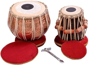 Tabla Drum Set, Professional, 2.5 Kg Copper Bayan - Designer - Picture 1 of 1