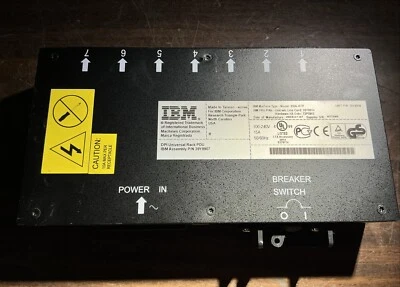 IBM World Trade Power Distribution Unit 39Y8908 6130-01-590-1630 3SYJ2 9306-RTP - Image 1 of 4
