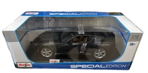 Maisto 2014 Corvette Stingray Police Rare Black Label Special Edition 1:18 New - Picture 1 of 13