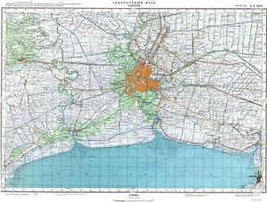 Mappe topografiche militari sovietiche russe - BANGKOK (Thailandia), 1:200 000, RISTAMPA - Foto 1 di 6