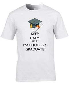 Psychology Mens T-Shirt Graduation Gift Idea University Psychologist Science - Picture 1 of 1