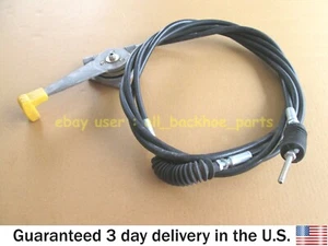 JCB BACKHOE - THROTTLE CABLE ASSY. WITH LEVER (PART NO. 910/44400 910/34900) - Picture 1 of 6