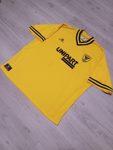 Oxford 1998 ORIGINALE New Balance Vintage Maglia Calcio Gialla Maglia