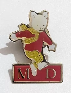 Rupert The Bear Enamel M D Pin Badge - Picture 1 of 2