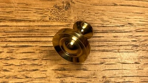 Solid Brass Knob Pull Vintage / Antique Furniture Replacement Hardware - Picture 1 of 7