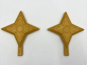 Power Rangers Ninja Steel Lion Fire Fortress Zord REPLACEMENT 2 GOLD STARS ONLY - Picture 1 of 5