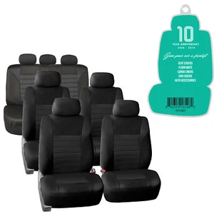 FH Group Universal Fit 3Row Car Seat Covers for SUV 3D Mesh - 7 Seaters Full Set - Picture 1 of 8